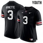 NCAA Ohio State Buckeyes Youth #3 Damon Arnette Black Nike Football College Jersey ZHX0745SM